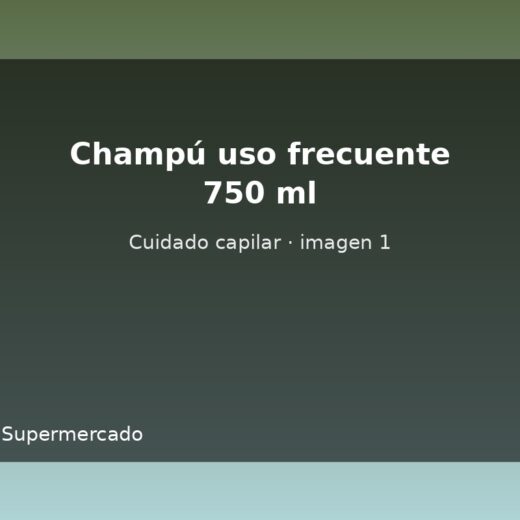 Champú uso frecuente 750 ml
