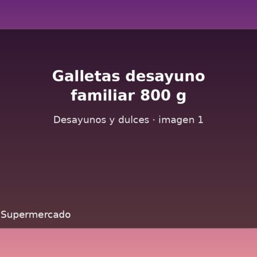 Galletas desayuno familiar 800 g