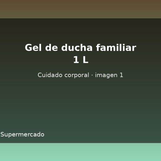Gel de ducha familiar 1 L