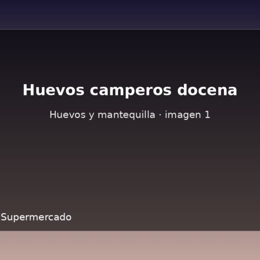Huevos camperos docena