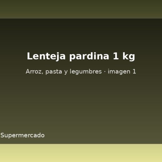 Lenteja pardina 1 kg