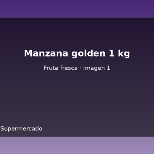 Manzana golden 1 kg