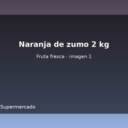 Naranja de zumo 2 kg