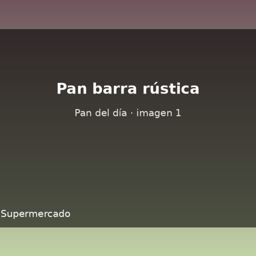 Pan barra rústica