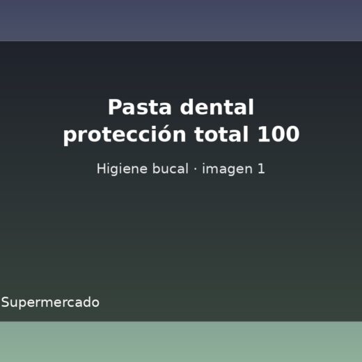 Pasta dental protección total 100 ml