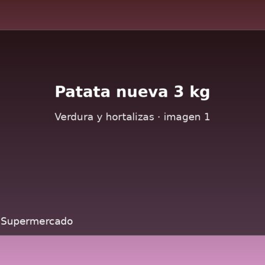 Patata nueva 3 kg