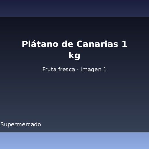 Plátano de Canarias 1 kg