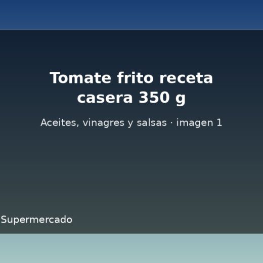 Tomate frito receta casera 350 g