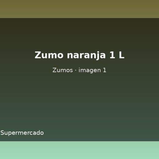 Zumo naranja 1 L