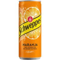 SCHWEPPES Refresco de naranja con gas 0,33 L