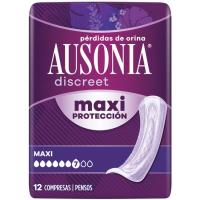 AUSONIA Compresa Discreet maxi 12 Uds