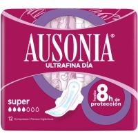 AUSONIA Compresa super con alas 12 u