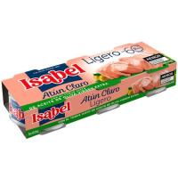ISABEL Atún claro en aceite de oliva virgen extra pack 3x60g