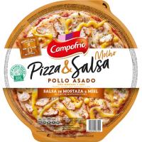CAMPOFRÍO Pizza pollo mostaza y miel 355g