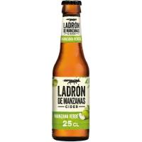 LADRÓN DE MANZANAS Cider de manzana verde 25 cl