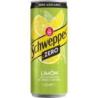 SCHWEPPES ZERO Refresco de limón sin azúcar 33 cl