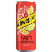 SCHWEPPES Refresco de citrus con gas lata 33 cl