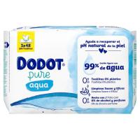 DODOT Toallita aqua 0% plastico 3x48 u