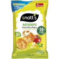 SNATTS Natuchips tomate, queso y orégano 85 g
