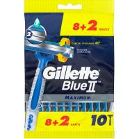 GILLETTE Máquina desechable blue II maximum 8+2 u