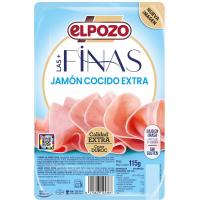 ELPOZO Jamón cocido lonchas finas 115g