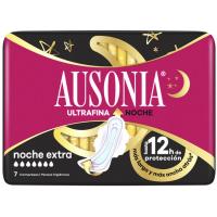 AUSONIA Compresa alas noche extra 7 u
