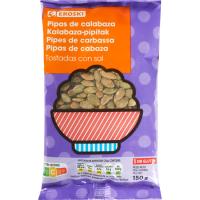 EROSKI Pipa calabaza tostada con sal 150 g