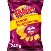 RUFFLES Patatas jamón 243 g