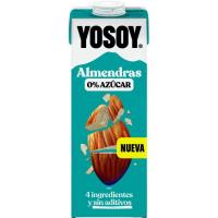 YOSOY Bebida vegetal almendra 0%L 1 l