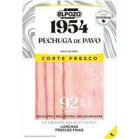 EL POZO Pechuga de pavo corte fresco 1954 120 g