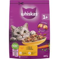 WHISKAS Alimento gato adulto pienso pollo 800 g
