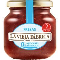 LA VIEJA FABRICA Mermelada de fresas 0% azúcar 245 g