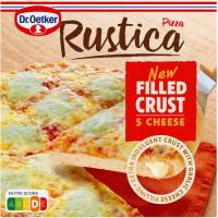 DR OETKER Pizza rústica 5 quesos borde relleno 505 g