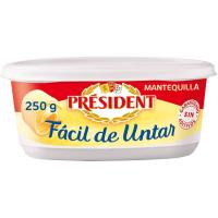 PRESIDENT Mantequilla fácil de untar 250 g