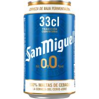 SAN MIGUEL Cerveza sin alcohol 0,0 33 cl