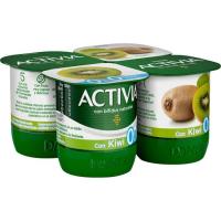 ACTIVIA Bifidus 0% con kiwi pack 4x120 g