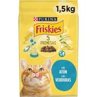 FRISKIES Alimento de gato adulto Salmón/Trucha/Atún 1,5 Kg