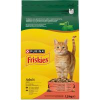 FRISKIES Alimento gato adulto Buey/Hígado/Verduras 1,5 Kg