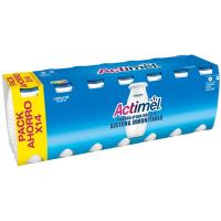 ACTIMEL Bebida lactea fermentadaa natural pack 14x100 gr