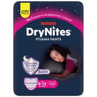 DRY NITES Pants de noche niño 30-48 kg 8-13 años 13 Uds