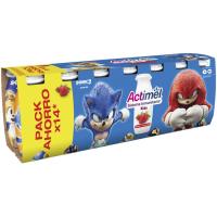 ACTIMEL Actimel para beber sabor fresa pack 14x100 g